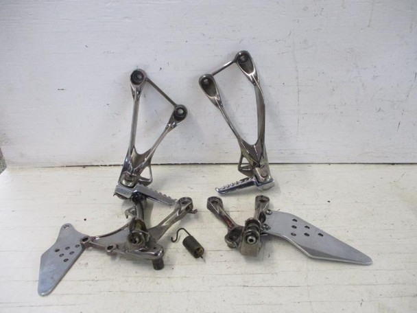 07 Kawasaki ZX6R Ninja P Front Rear Left Right Foot Pegs and